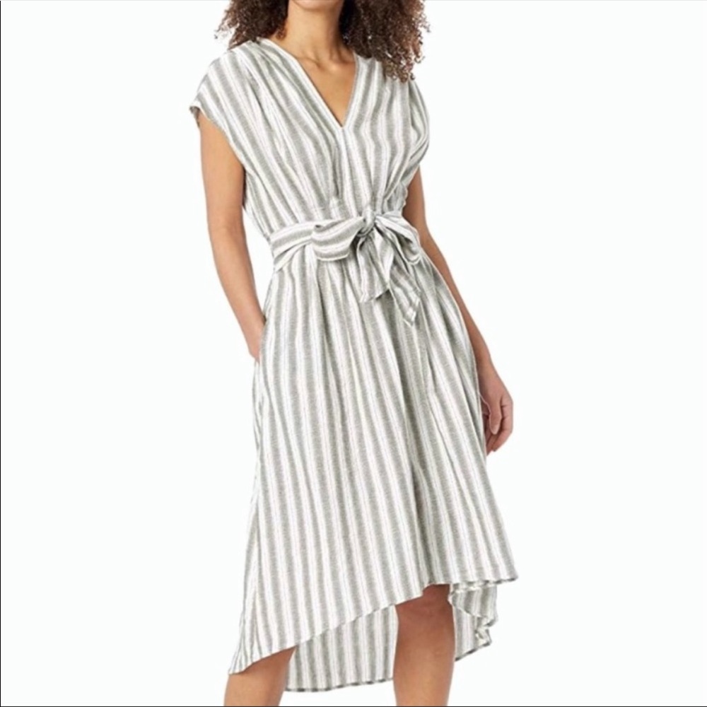 Max edition stripped midi dress